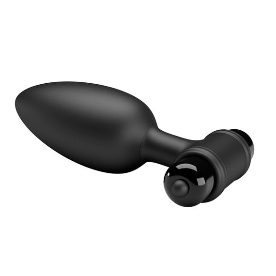 Анальна пробка - Pretty Love Vibra Butt Plug II Black | Зображення 4