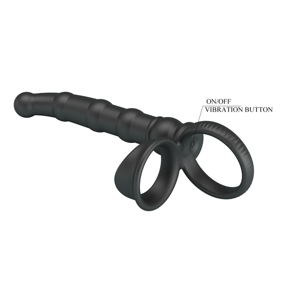 Насадка для анального сексу з вібрацією PRETTY LOVE - Tatum, 10 vibration functions, BI-210375 sexstyle | Зображення 4