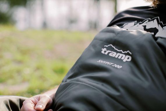 Спальний мішок Tramp Shypit 200XL ковдра з капюш лівий olive 220/100, спальник туристичний для походу і риболовлі | Зображення 4