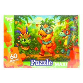 Дитячі пазли-максі "Свято динозаврів" Mx60-12-13, 60 елементів