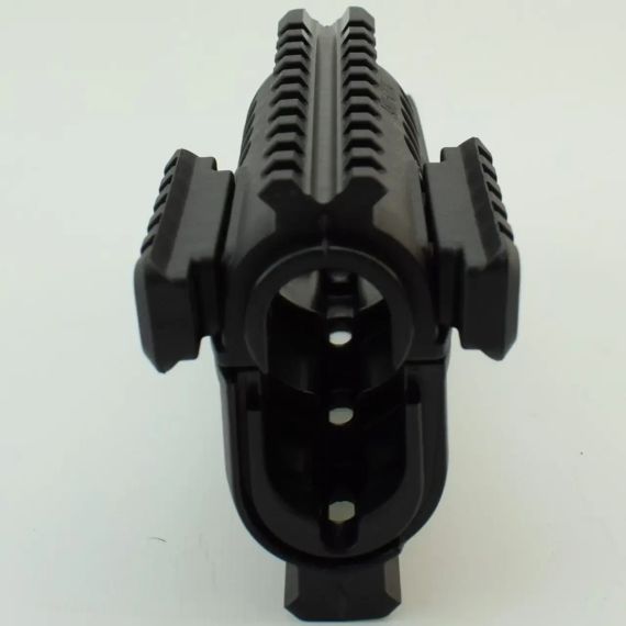 Цевье FAB Defense усиленное  для АК-47/74 совместимое с обвесом из полимера Черное | Зображення 3