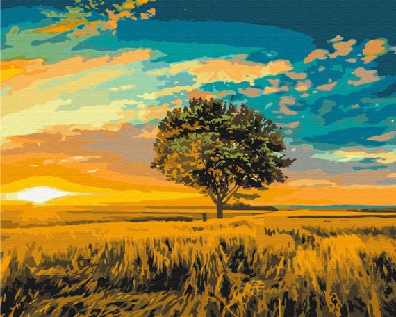 Золотий захід сонця