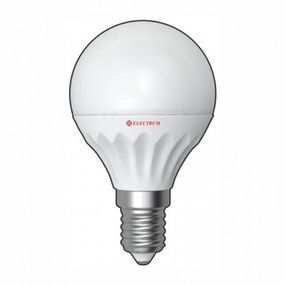 LED лампа E14 Electrum шар LB-11 4W (320Lm)  4000K пластик. корп.