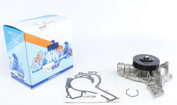 Помпа води Mercedes Benz W203 W204 W211 W212 W164 W251 W221 2.5 3.0 3.5 05-15 R B 5 лоп 6 кан h шківа=24мм  PA1027