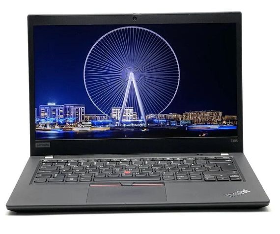 Ультрабук Lenovo ThinkPad T495 / 14" (1920x1080) IPS / AMD Ryzen 5 PRO 3500U (4 (8) ядра по 2.1 - 3.7 GHz) / 8 GB DDR4 / 256 GB SSD / AMD Radeon Vega 8 Graphics / WebCam / Win 10 Pro б/в | Зображення 1