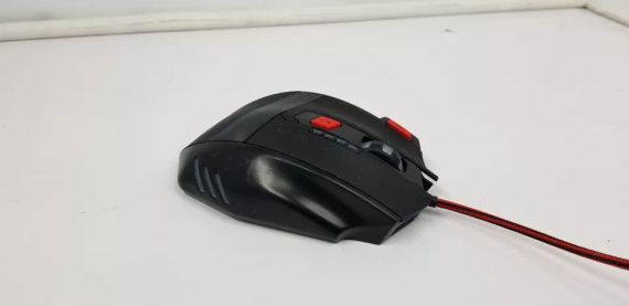 Игровая мышь Zelotes T-90 Top USB проводная черная/красная | Зображення 2