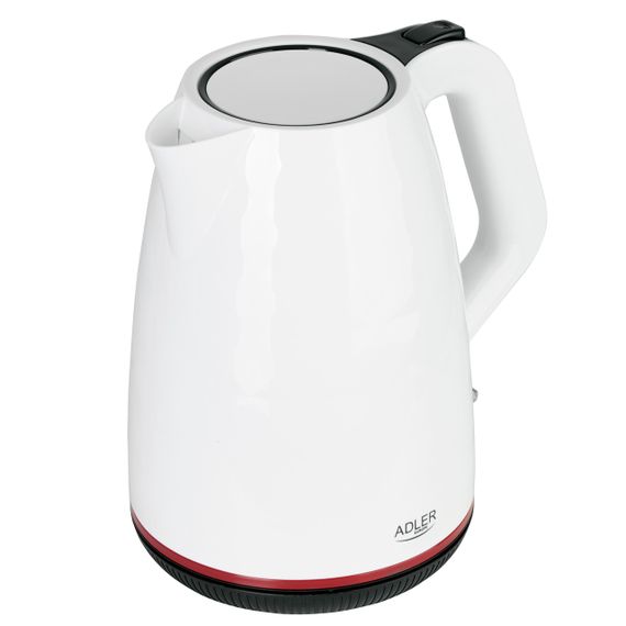 Електрочайник Adler AD 1277 білий 1,7 л, 2200 Вт | Зображення 1