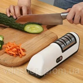 Електроточилка для ножів та ножиць електрична з акумулятором White