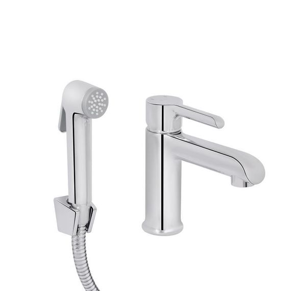 Смеситель для раковины Qtap Grand (с гигиеническим душем) QTGRA272CRM45670 Chrome