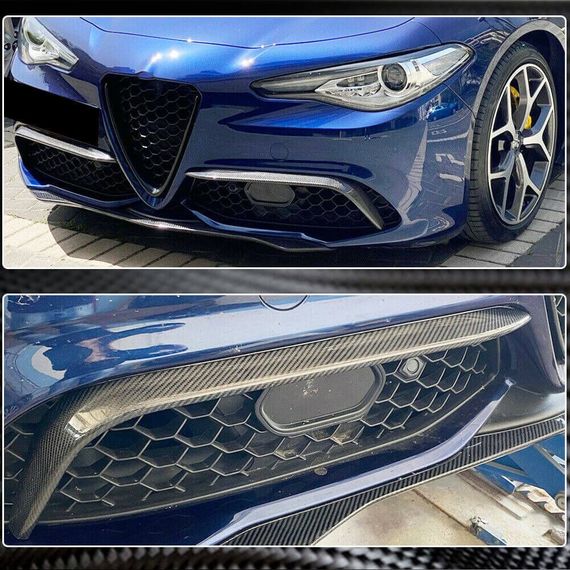 Накладки на протитуманки (для Sport, Карбон) для Alfa Romeo Giulia 2016-2022 рр | Зображення 4