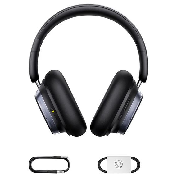 Накладные беспроводные наушники Baseus Bowie H1s Noise-Cancellation (A00075301) Cluster Black | Зображення 2