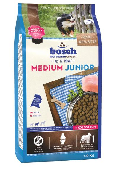 Bosch HPC Medium Junior Сухой корм для щенков средних пород 1 кг