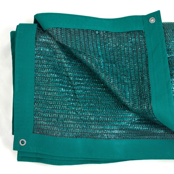 Сітка 80% 3 м*3 м затіняюча з люверсами посилена  сітка для паркану | Зображення 2