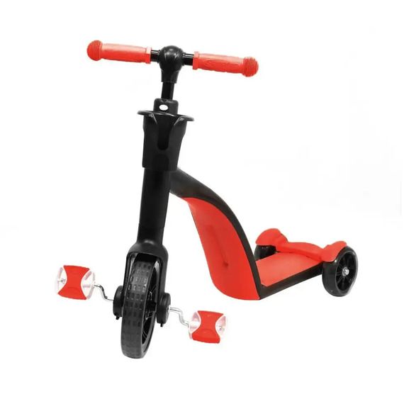 Детский самокат трансформер беговел с корзинкой Best Scooter 3 в 1 | Зображення 3