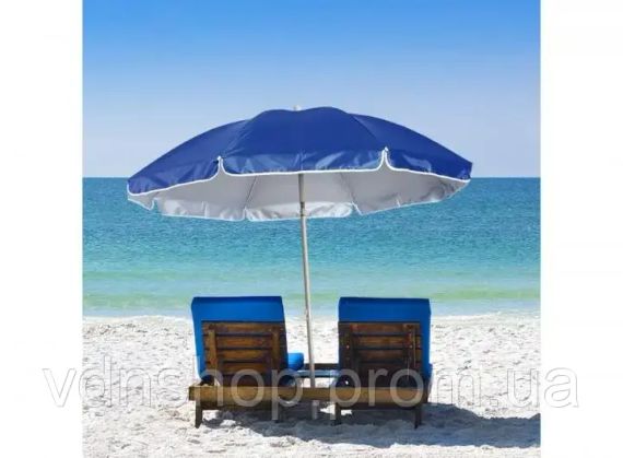 Пляжна парасолька з нахилом 2 м Парасолька торгова 2 метри з нахилом | Зображення 5