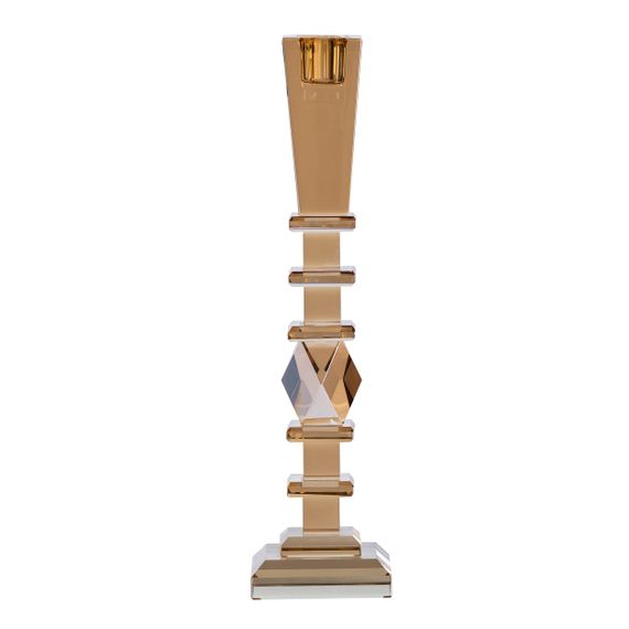 Підсвічник скляний Sunset 27.5 см