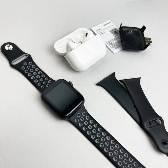 Комплект Basic T55 - Air Pro 2 / Smart Watch / 2 ремінці (Чорний) | Зображення 8