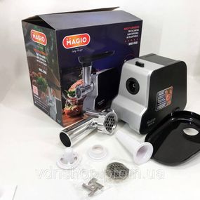 Электрическая мясорубка с колбасной насадкой Magio, Электрическая универсальная мясорубка PR-12