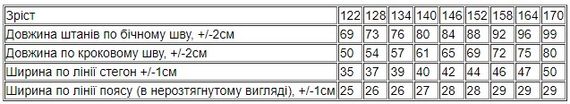 Теплі штани для дівчинки (підліткові) Носи своє 170 Чорний (p-5352-96420) | Зображення 2