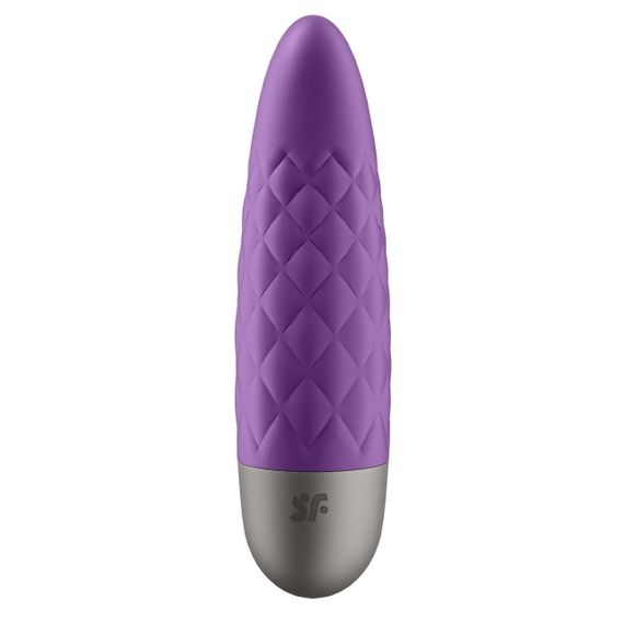 Мінівібратор Satisfyer Ultra Power Bullet 5 (Фіолетовий): Ультра-потужний, з широкою головкою для точної стимуляції | Зображення 5