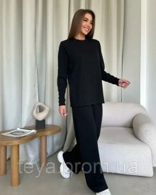 Спортивний костюм для жінок чорний розмір L FI_008597
