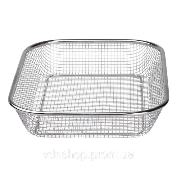 Сито-кошик для миття овочів та фруктів 37.5х27.5х6.8 см друшляк з нержавіючої сталі HP-19-23-L | Зображення 4