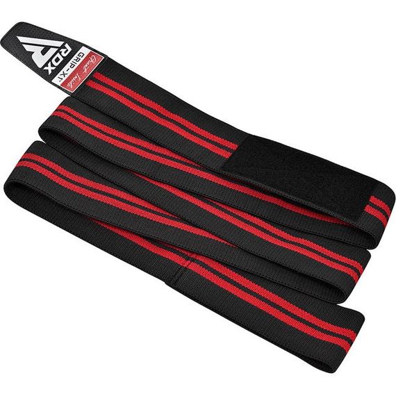 Бинты на колени RDX GYM KNEE WRAP R11 BLACK/RED | Зображення 1