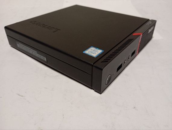 Неттоп Б-клас Lenovo ThinkCentre M700 Tiny USFF / Intel Core i3-6100T (2 (4) ядра по 3.2 GHz) / 4 GB DDR4 / 128 GB SSD M.2 / Intel HD Graphics 530 / Блок живлення в комплекті б/в | Зображення 2