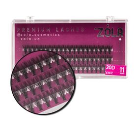 Ресницы-пучки ZOLA 20D 11 mm