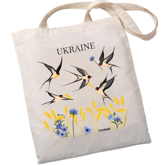 Екошопер на замку Букопт BK4052 Ukraine (Ластівки) бежевий | Зображення 1
