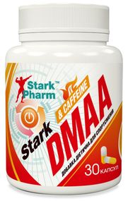 Передтренувальний стимулятор Stark Pharm DMAA 100 мг + Caffeine 200 мг 30 caps