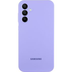 Чохол Silicone Cover Lakshmi Full Camera (AAA) with Logo для Samsung Galaxy S24 Бузковий / Dasheen