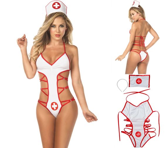 Ігровий костюм Медсестра Babydoll 42 S/M 6040 | Зображення 5