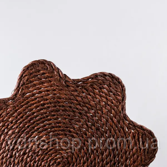 Салфетка сервировочная на стол Ø38 (см) под тарелки и столовые приборы Коричневый HP-35-1BR | Зображення 1