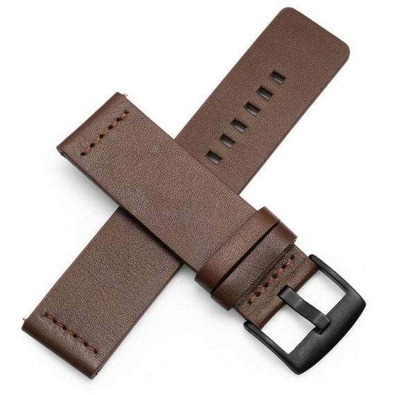 Кожаный ремешок Primo Classic для часов Xiaomi Huami Amazfit Sport - Coffee | Зображення 2