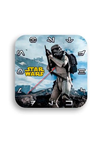 Годинник настінний star wars 1 квадратний