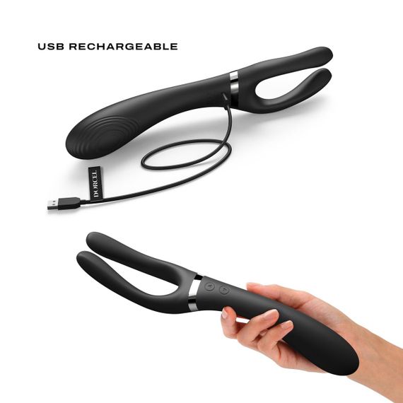 Вібратор-стимулятор Dorcel INFINITE JOY BLACK, багатофункціональний, унісекс | Зображення 3