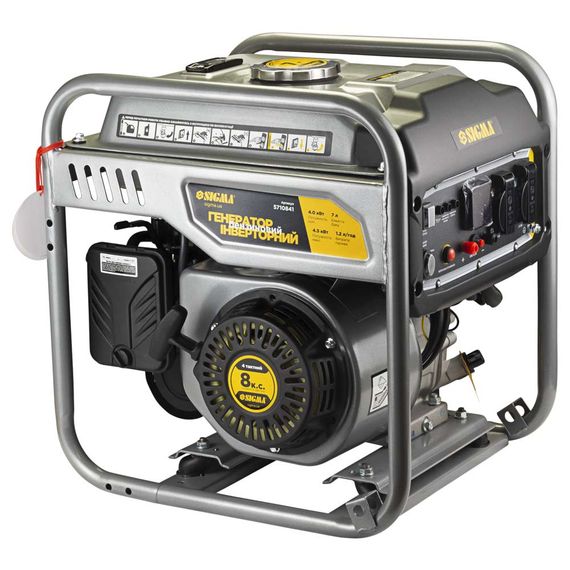 Генератор інверторний SIGMA 4.0/4.5 кВт, однофазний, ручний запуск (5710841) | Зображення 3