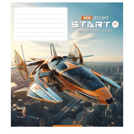 Тетрадь ученическая "Let's start" 018-3411L-1 в линию, 18 листов