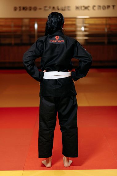 Кімоно для джиу - джитсу чорне, TM "Kintayo", 160 зріст, щільність 450 гр/м.кв. | Зображення 8