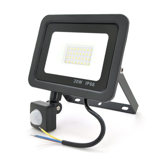 Прожектор LED з датчиком руху Ritar ZB-PGGY-20W, 20W, SMD2835, IP65, 1600Lm