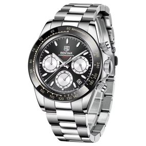Benyar BY-5169 Silver-Black-White