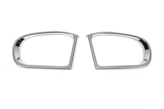 Обідки на дзеркала (2 шт., пласт) для Mercedes C-class W203 2000-2007рр | Зображення 1