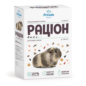 Корм Природа Раціон для середніх гризунів 1,5 кг