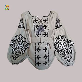 Рубашка	 Украинская 	 вышиванка 	222269713	 цвет  	серый	 размер 	XХL/3XL