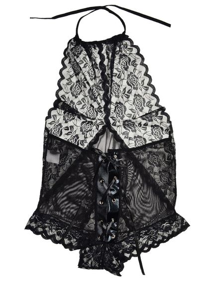 Пеньюар Боді Babydoll M Чорний 0183-2 | Зображення 4