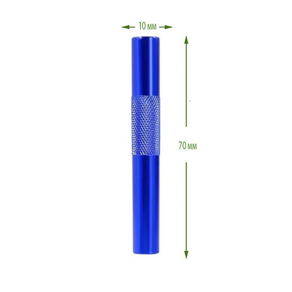 Кальян Снуфер Трубка Металлическая Snuff Tube Blue | Зображення 2
