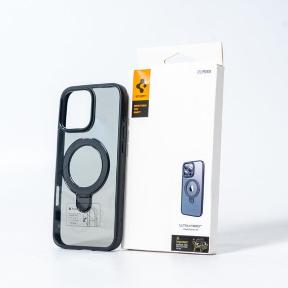 Чохол для смартфона Spigen AAA Magnetic Ring for Apple iPhone 13 Pro Max All Black | Зображення 3