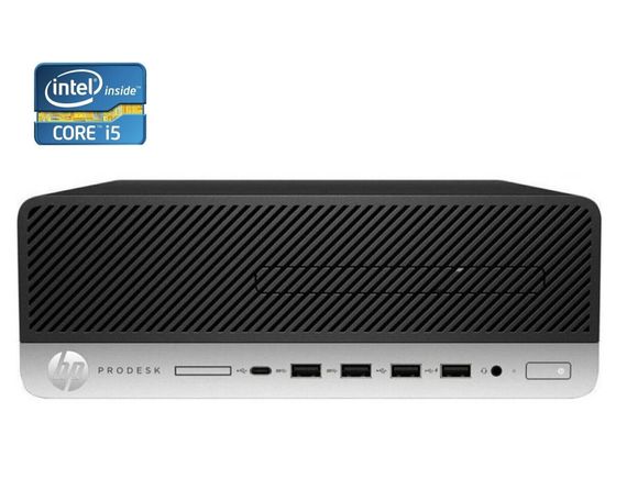 ПК HP ProDesk 600 G3 SFF / Intel Core i5-7400 (4 ядра по 3.0 - 3.5 GHz) / 16 GB DDR4 / 240 GB SSD / Intel HD Graphics 630 б/в