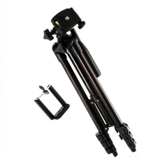 Штатив металевий універсальний для телефону та фотоапарата Tripod 3120 портативний трипод 0,35-1.02м | Зображення 2